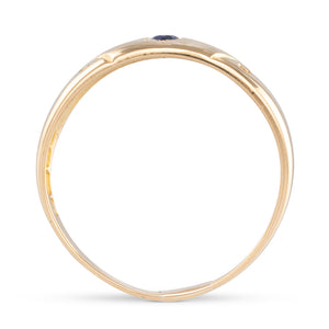 Antique Band with Sapphire