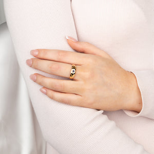 Antique Band with Sapphire