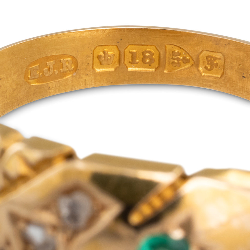 Antique Emerald & Diamond Ring