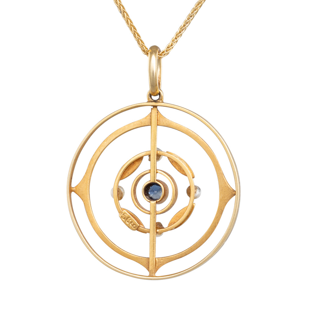 Antique Sapphire Pendant