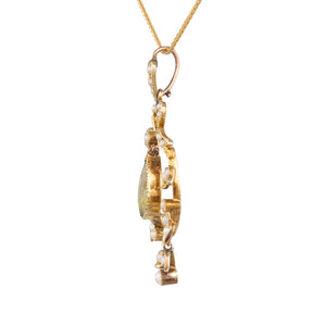 Antique Pendant with Peridot