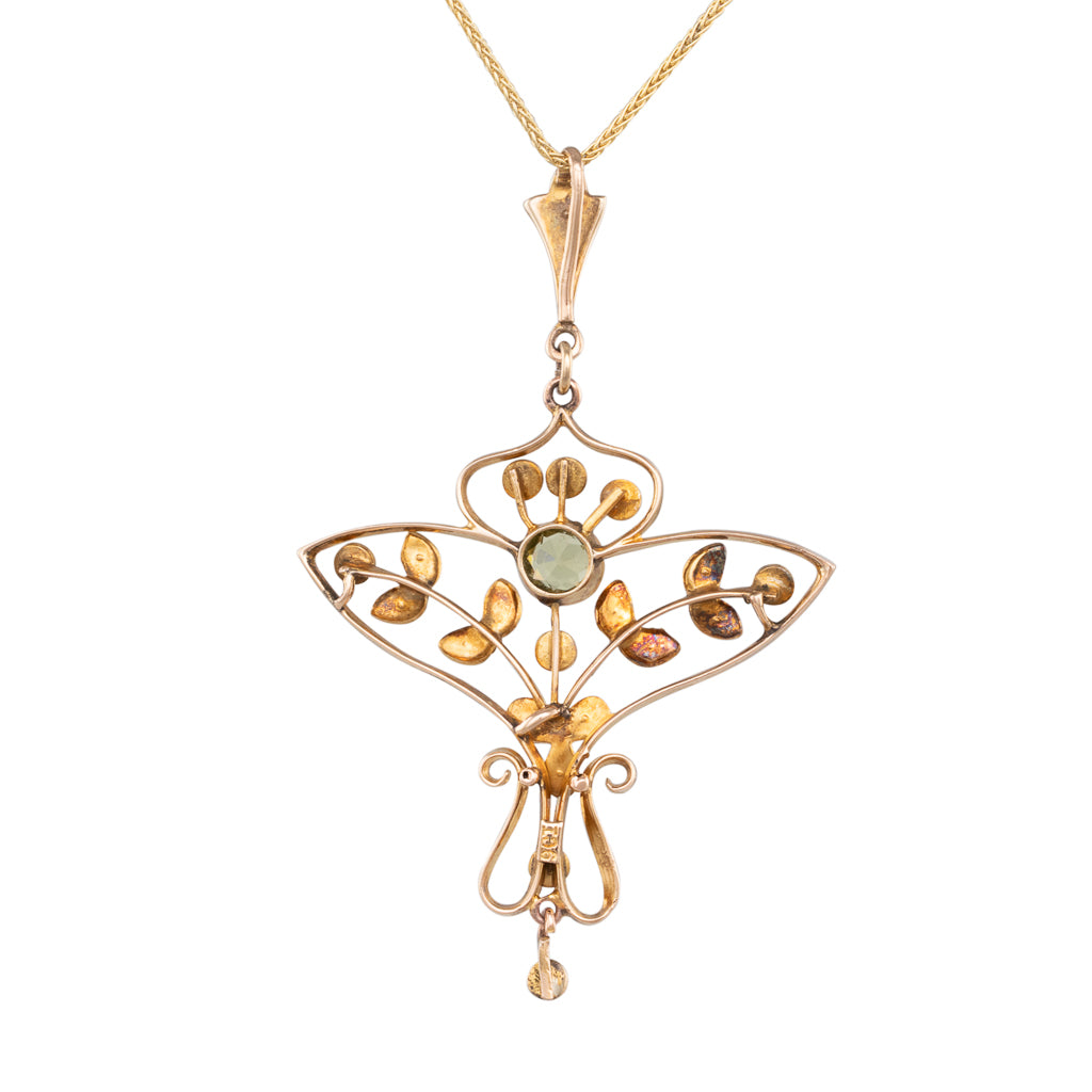 Antique Peridot Pendant