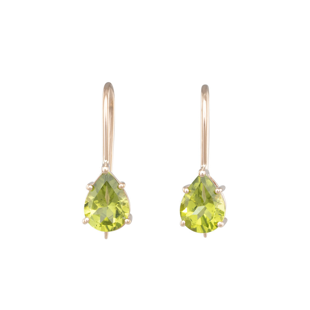 Peridot Drop Earrings