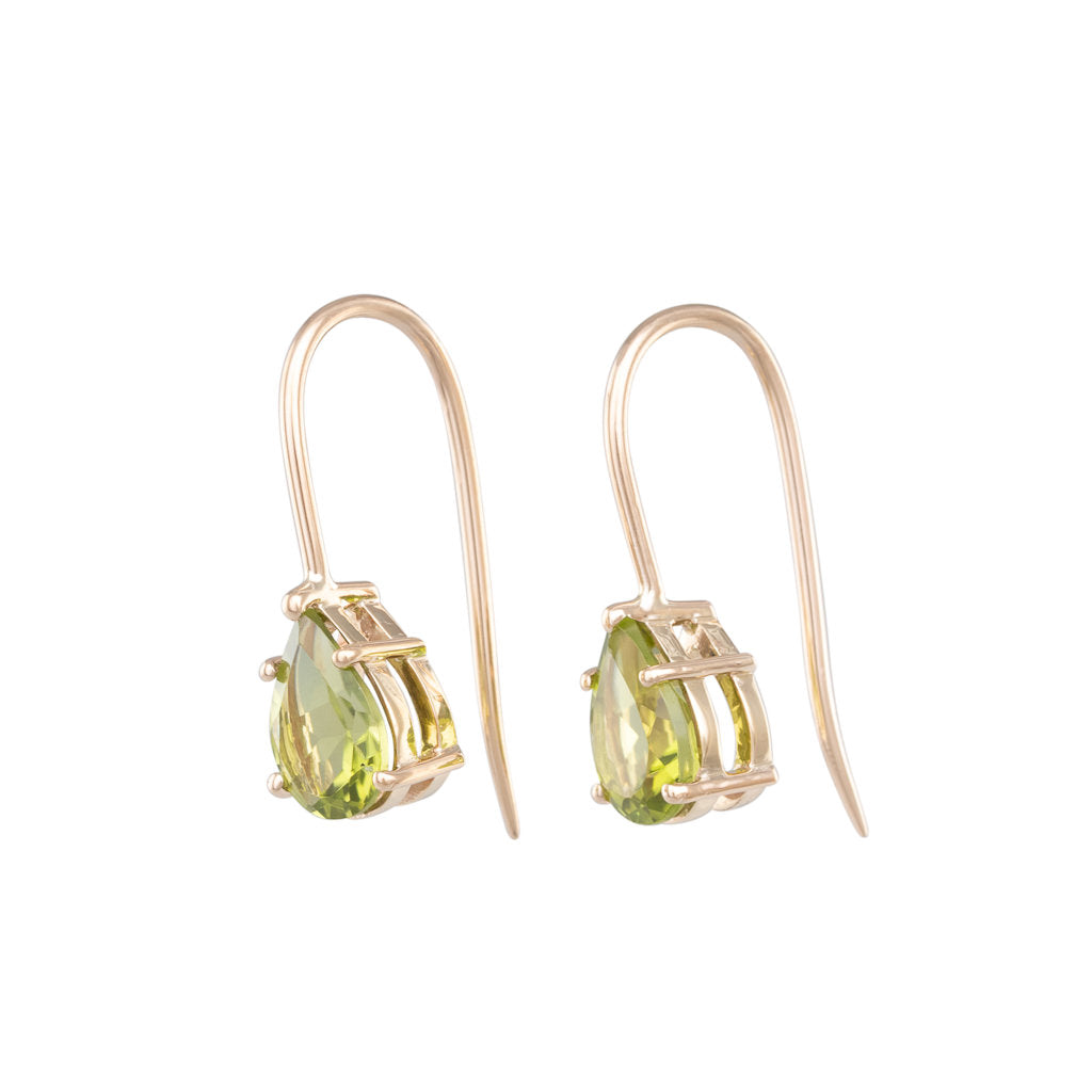 Peridot Drop Earrings