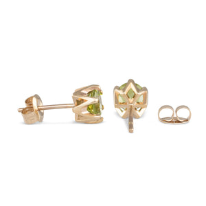 Peridot Stud Earrings