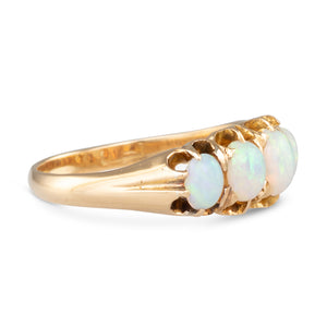 Antique Five Stone Opal Ring