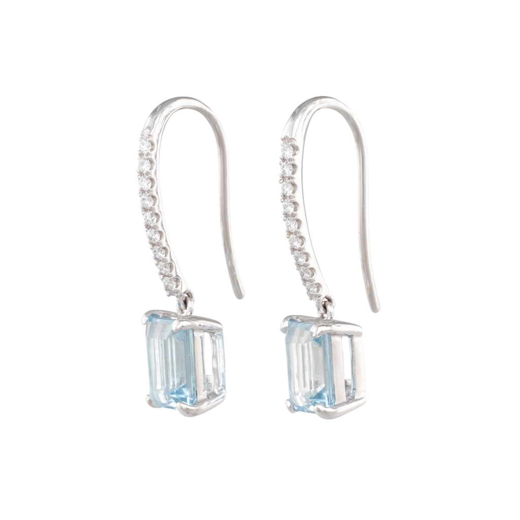 Aquamarine Drop Earrings