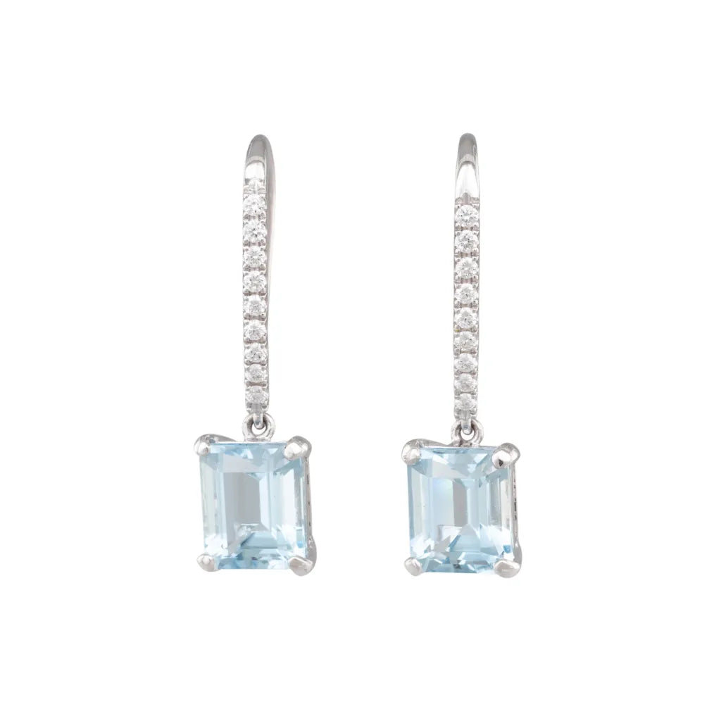 Aquamarine Drop Earrings