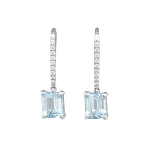 Aquamarine Drop Earrings