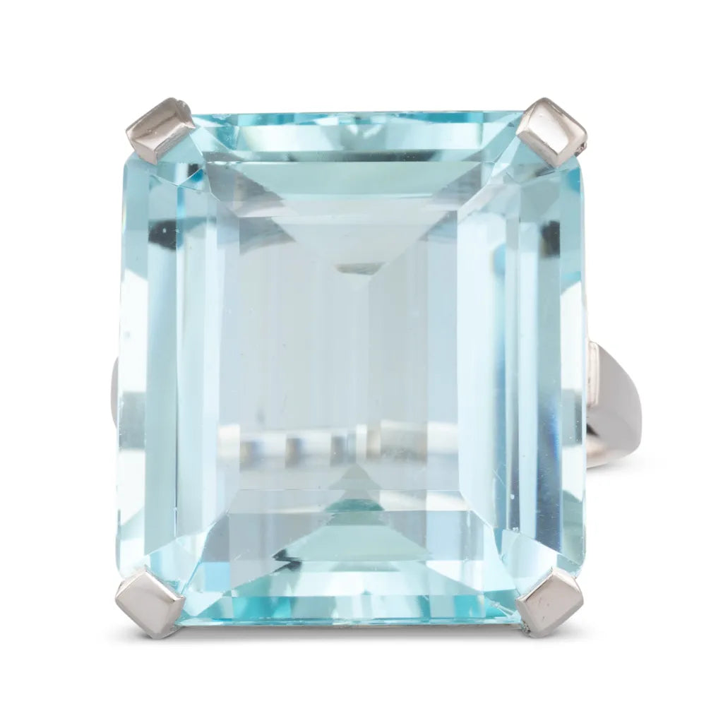 24.26ct Aquamarine Cocktail Ring