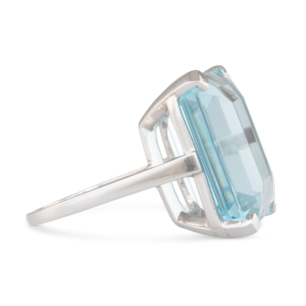 24.26ct Aquamarine Cocktail Ring