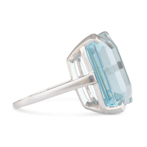 24.26ct Aquamarine Cocktail Ring