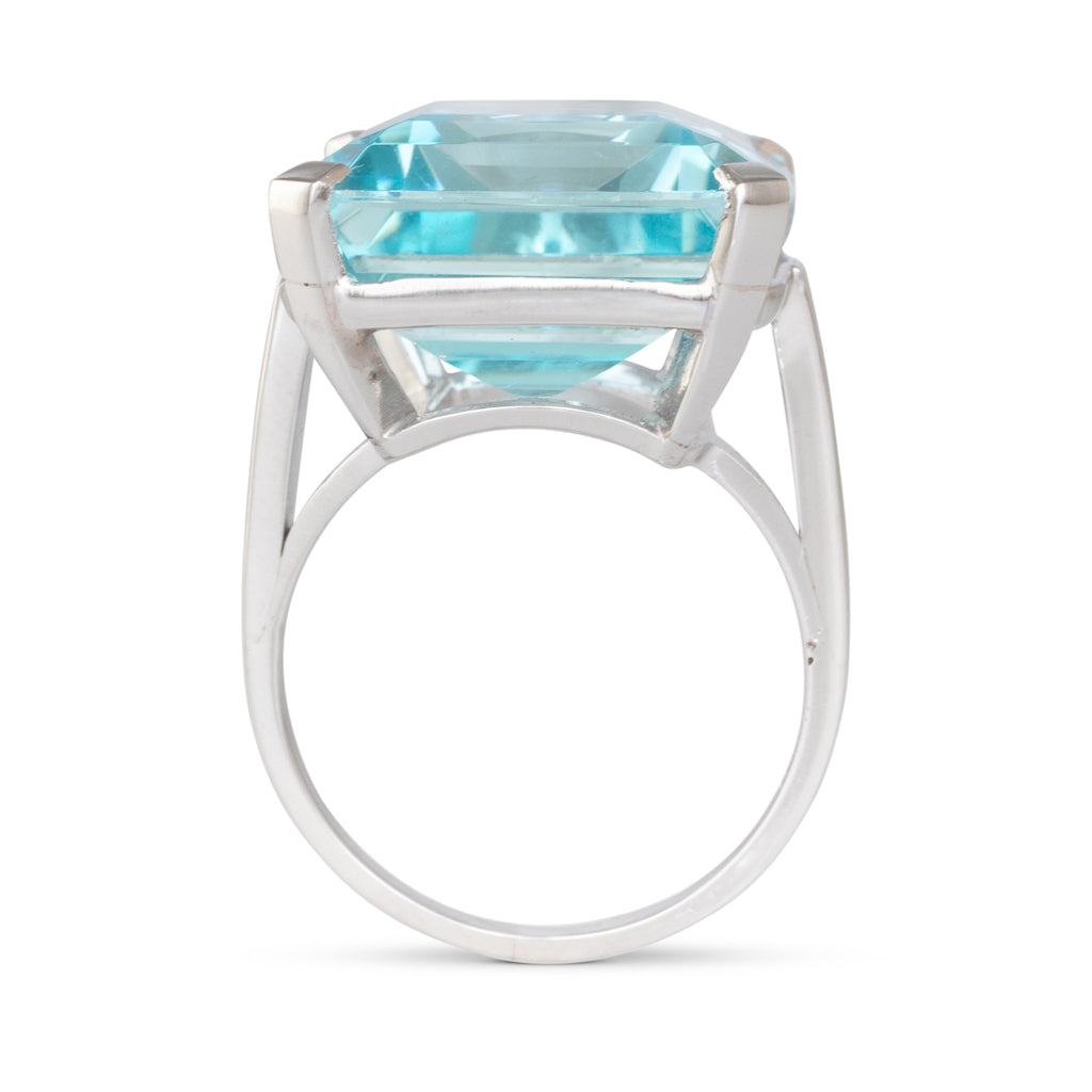 24.26ct Aquamarine Cocktail Ring