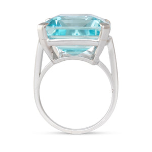 24.26ct Aquamarine Cocktail Ring