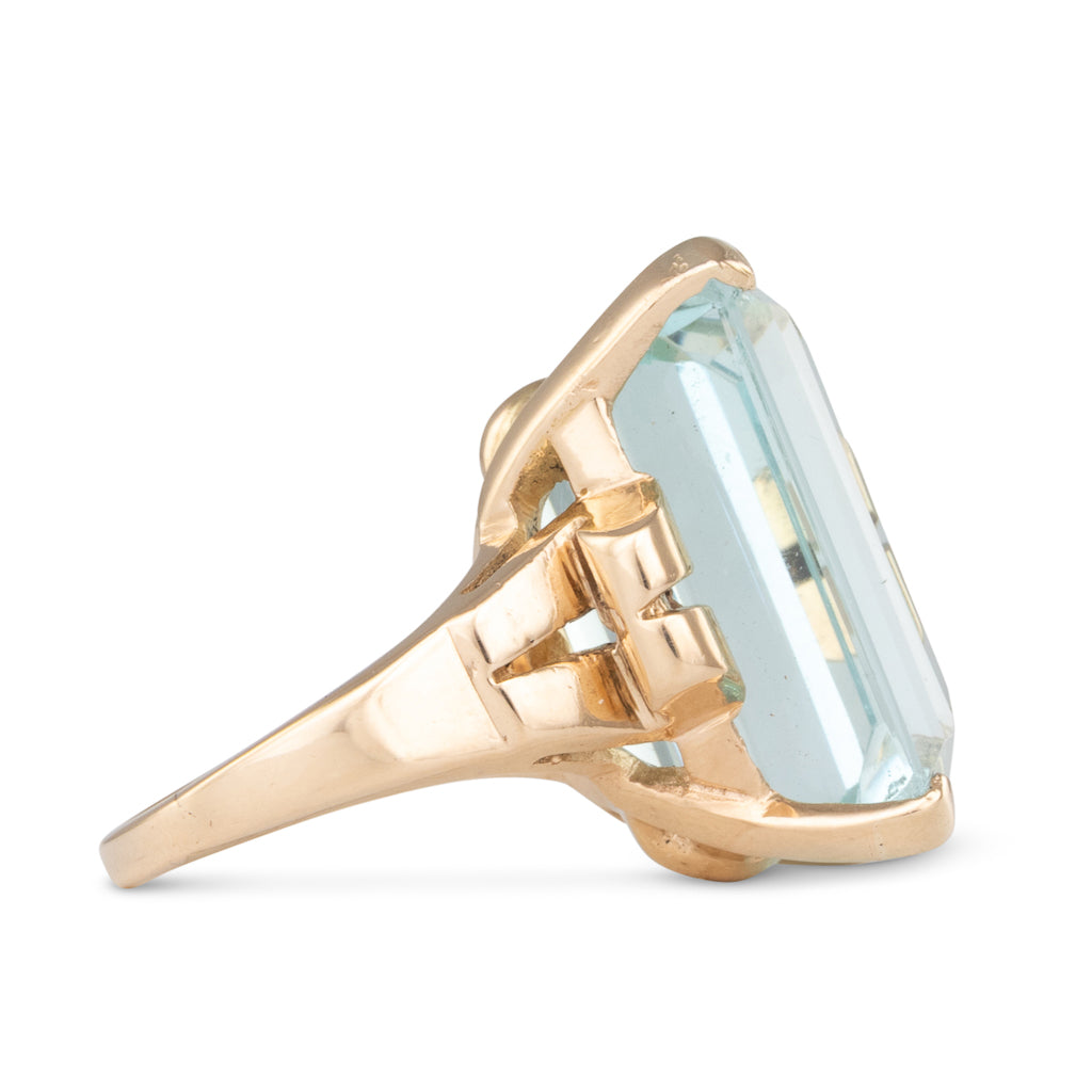 Aquamarine Cocktail Ring