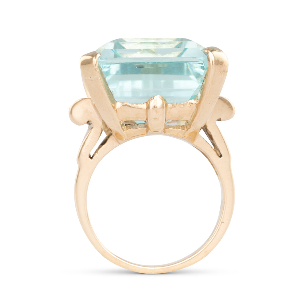 Aquamarine Cocktail Ring