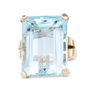Aquamarine Cocktail Ring