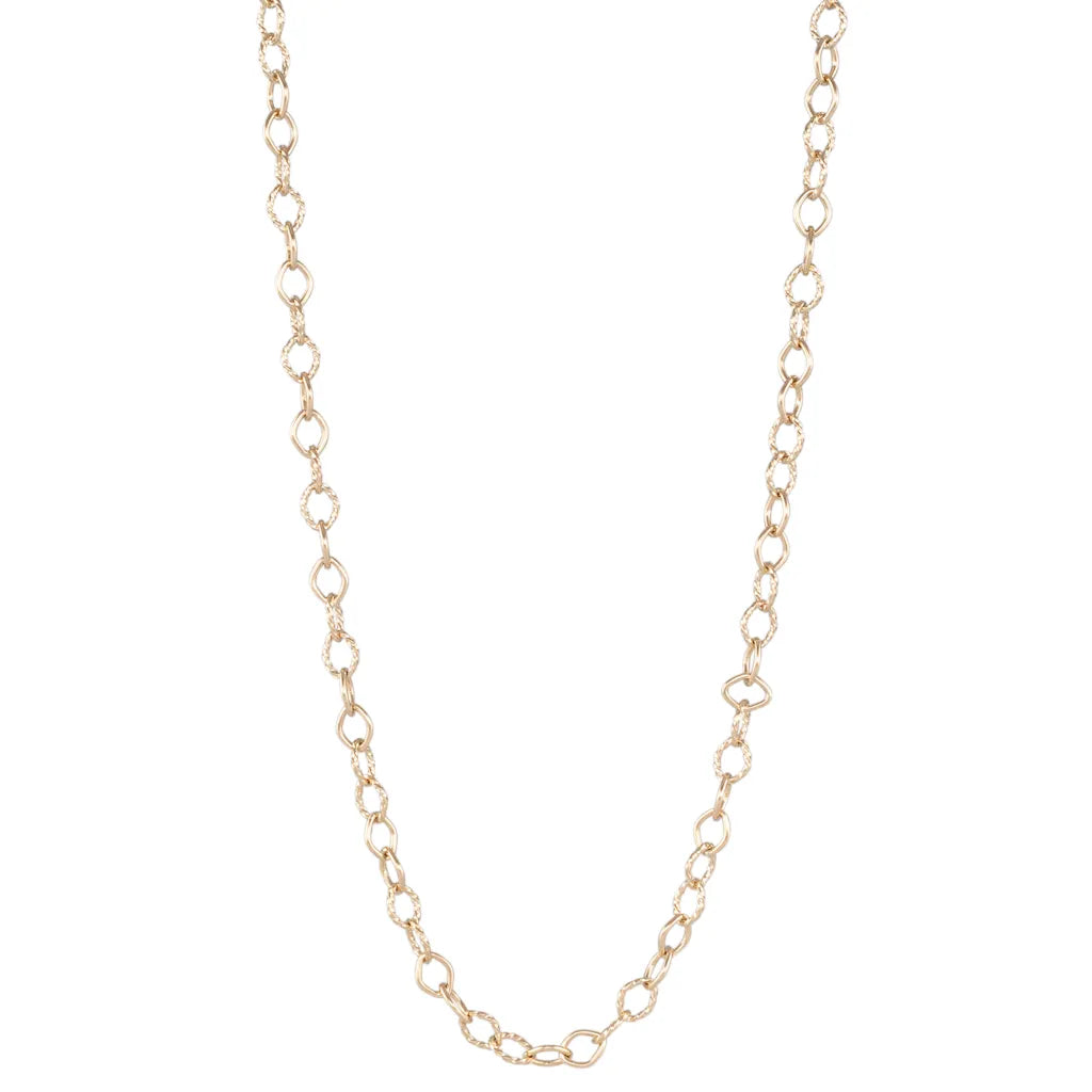 9ct Diamond Twist Link Chain