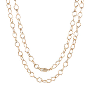 9ct Diamond Twist Link Chain