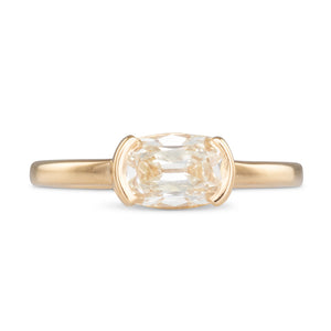 1.02ct Old Mine Cut Diamond Ring