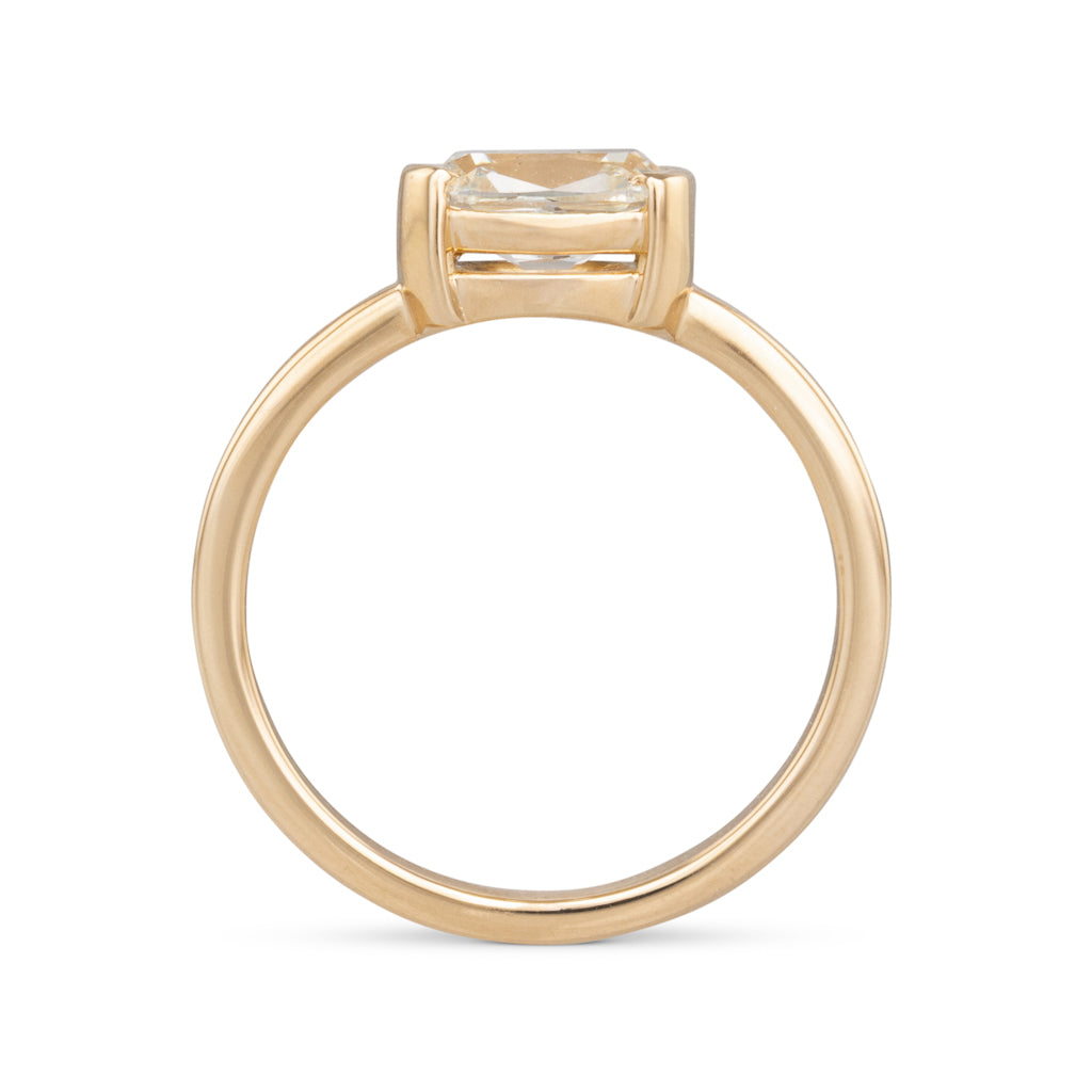 1.02ct Old Mine Cut Diamond Ring