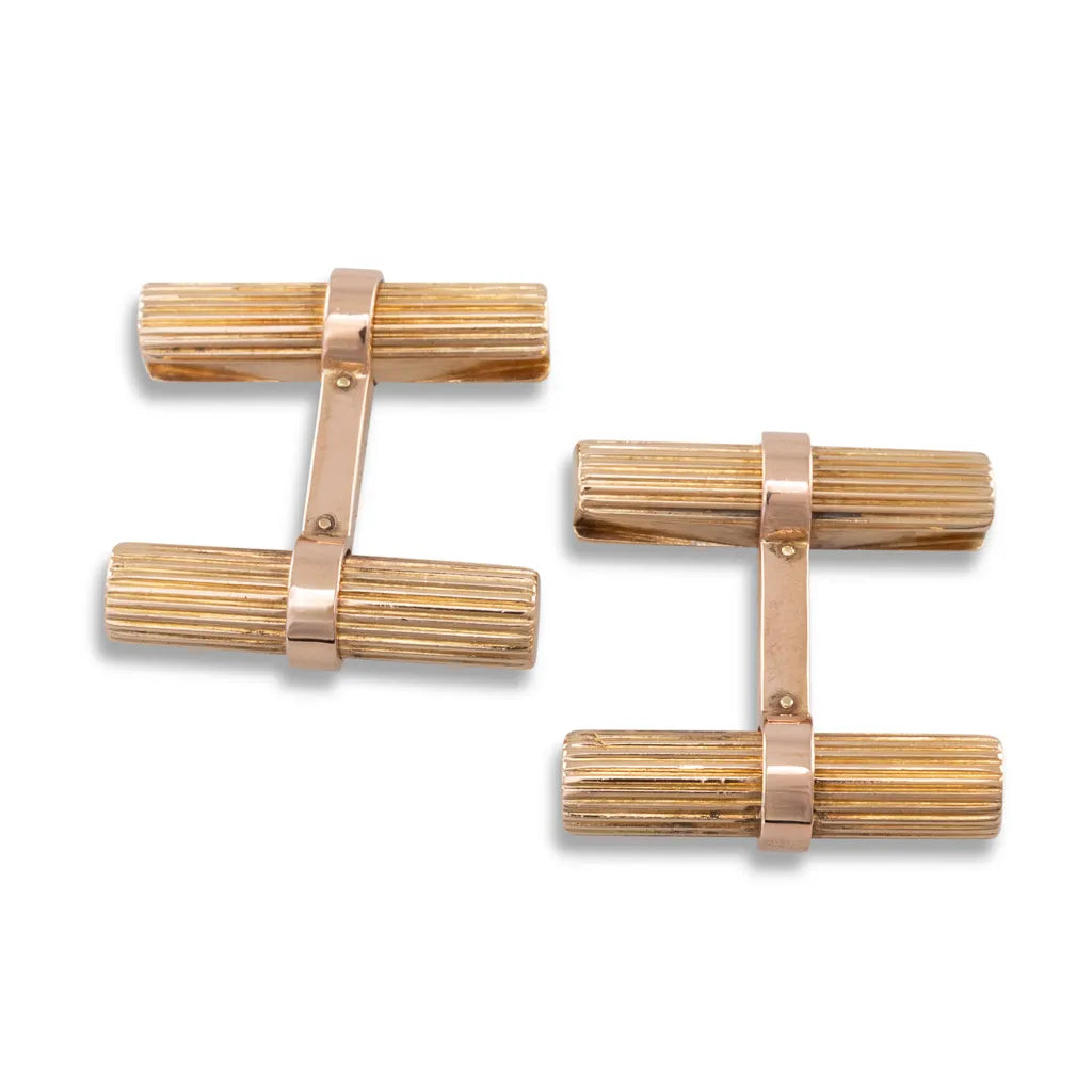 French VCA Gold Cufflinks