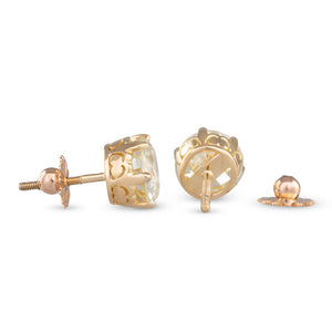 Old Cut Diamond Studs 3.96ct
