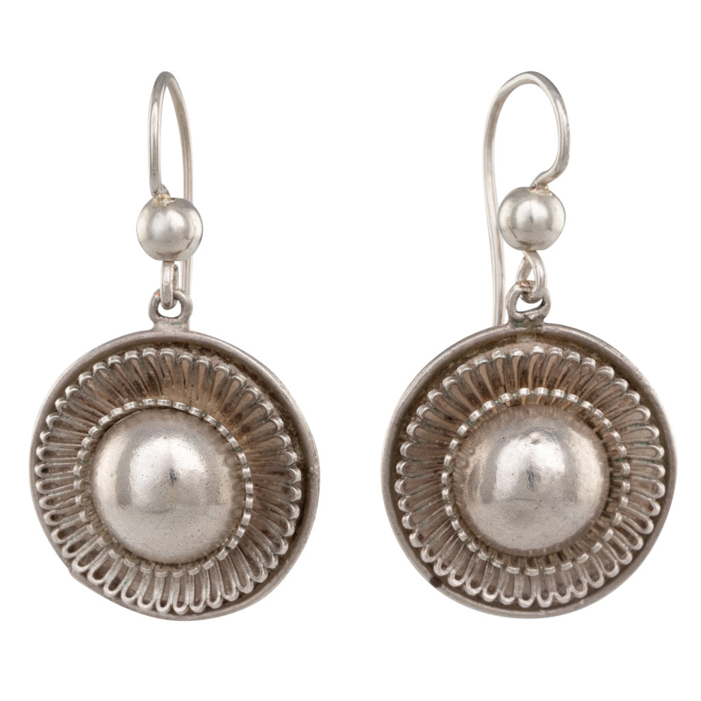 Victorian Silver Earrings