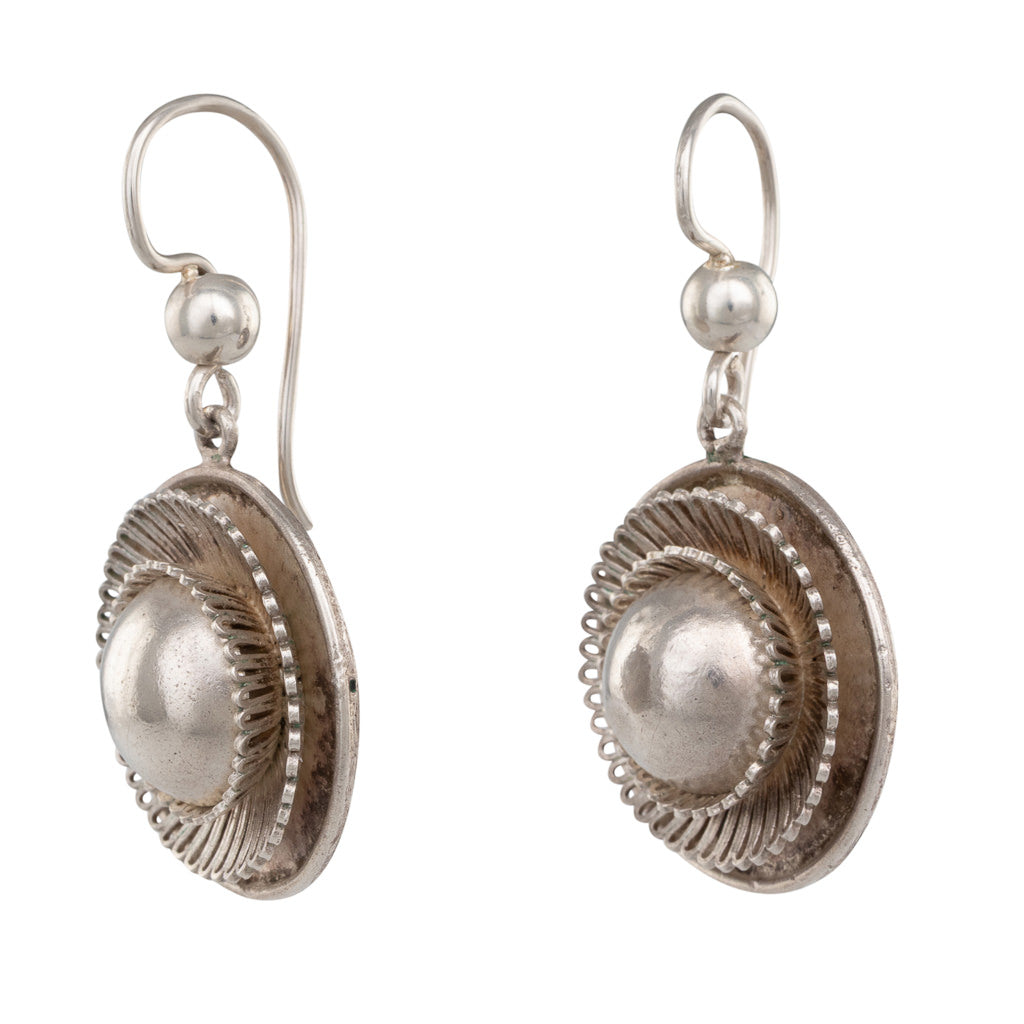 Victorian Silver Earrings