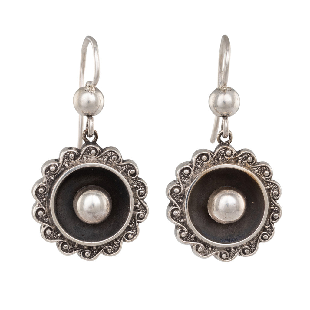 Victorian Silver Earrings
