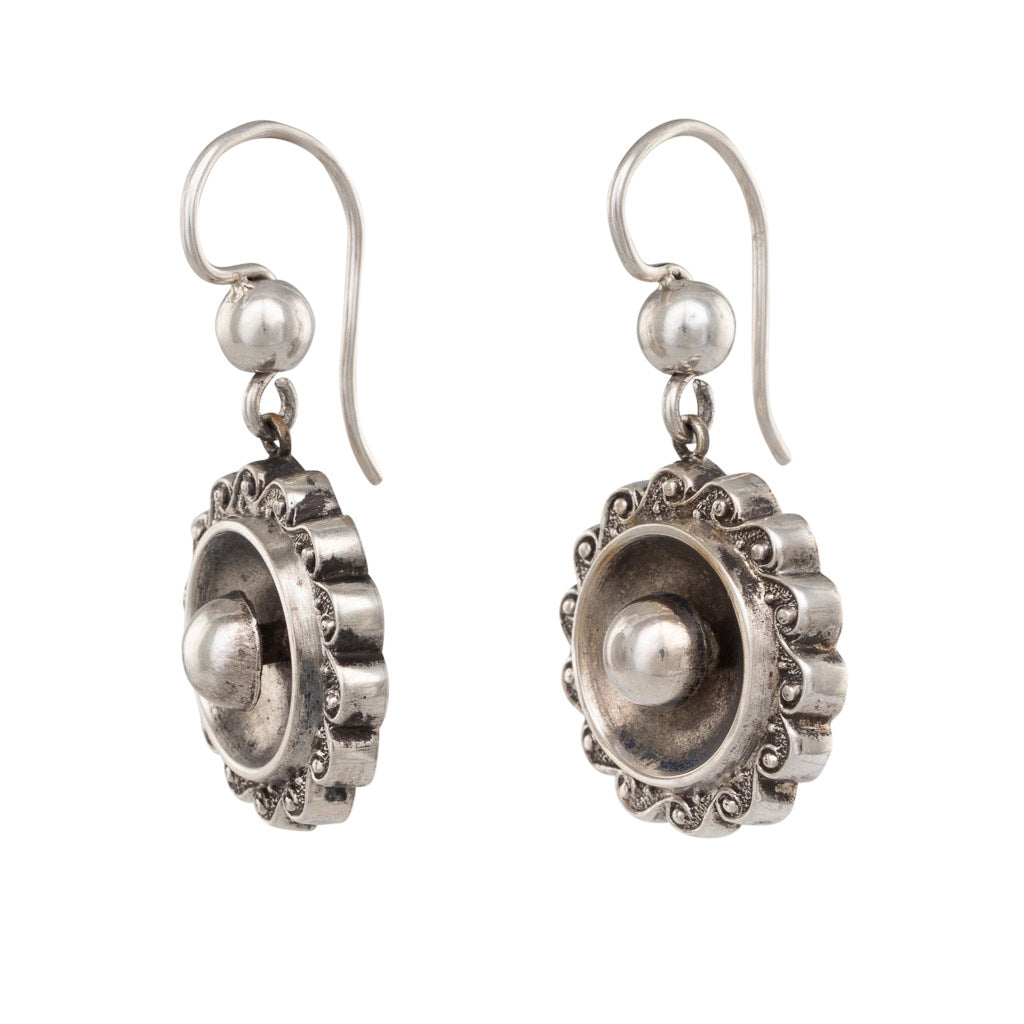 Victorian Silver Earrings