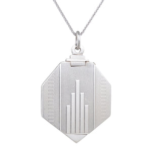 Art Deco Silver Locket