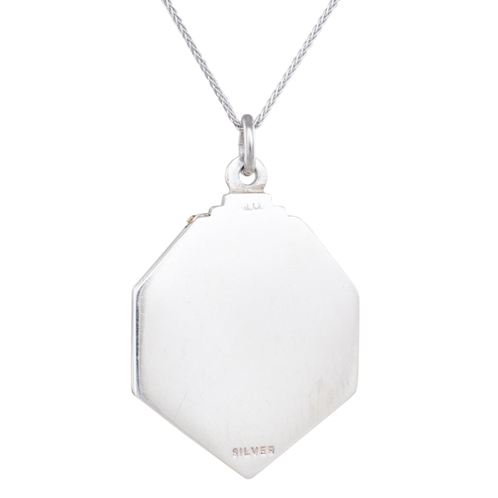 Art Deco Silver Locket