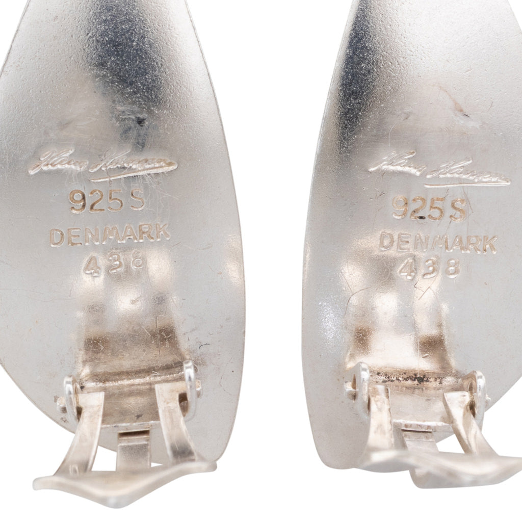 Silver Clip On  Earrings