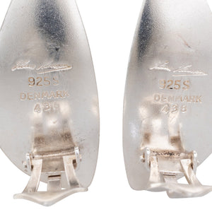 Silver Clip On  Earrings