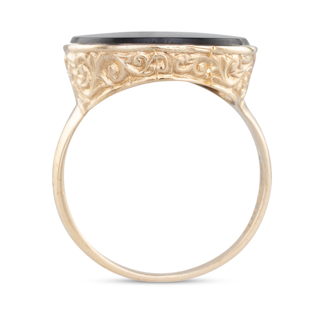 Vintage Onyx Signet Ring
