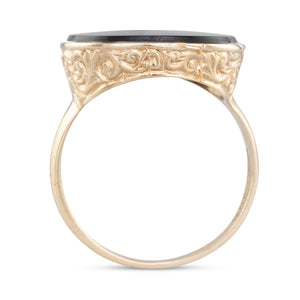 Vintage Onyx Signet Ring