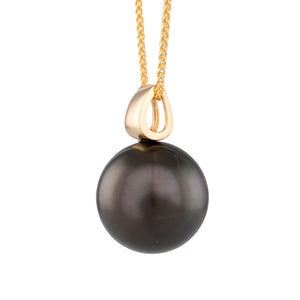 17mm Round Tahitian Pearl Pendant