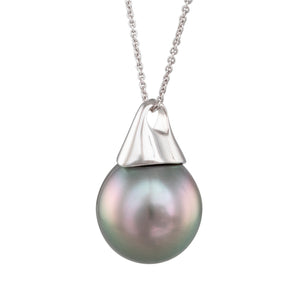 15mm Drop/Oval Tahitian Pendant