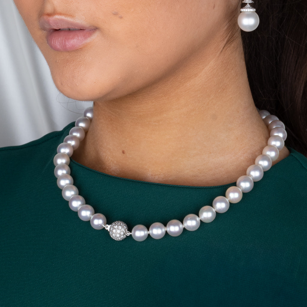 10-12mm White South Sea Strand