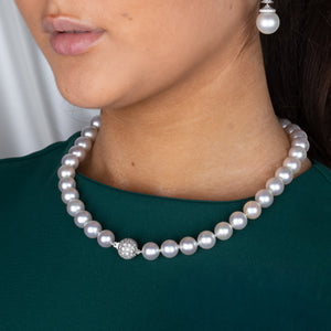 10-12mm White South Sea Strand