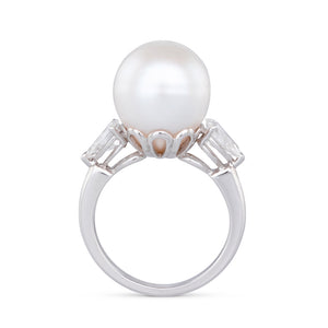 South Sea Pearl & Diamond Ring