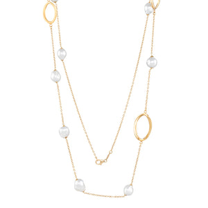 Scattered South Sea Gold Link Chain