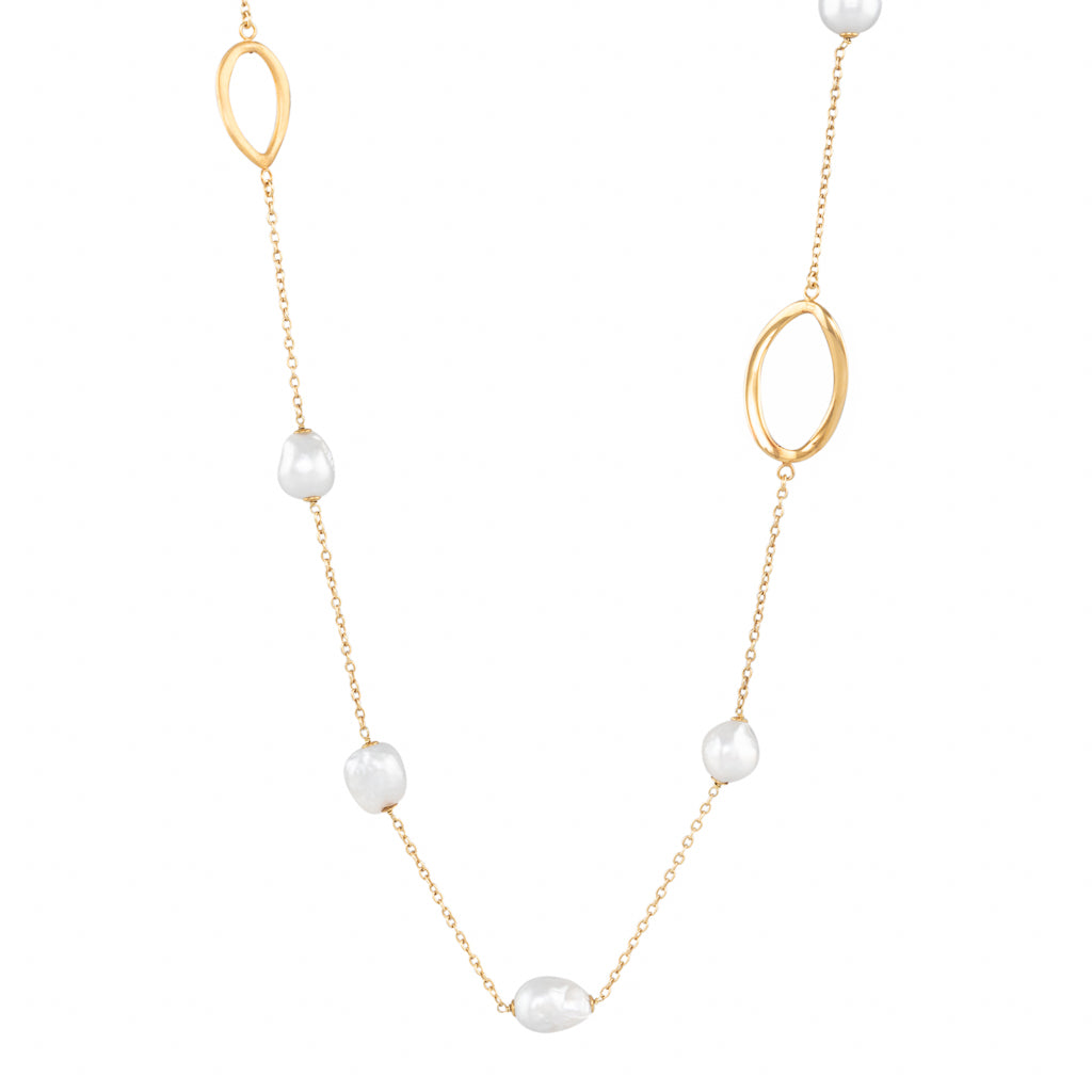 Scattered South Sea Gold Link Chain