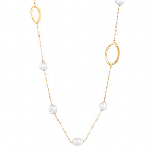 Scattered South Sea Gold Link Chain