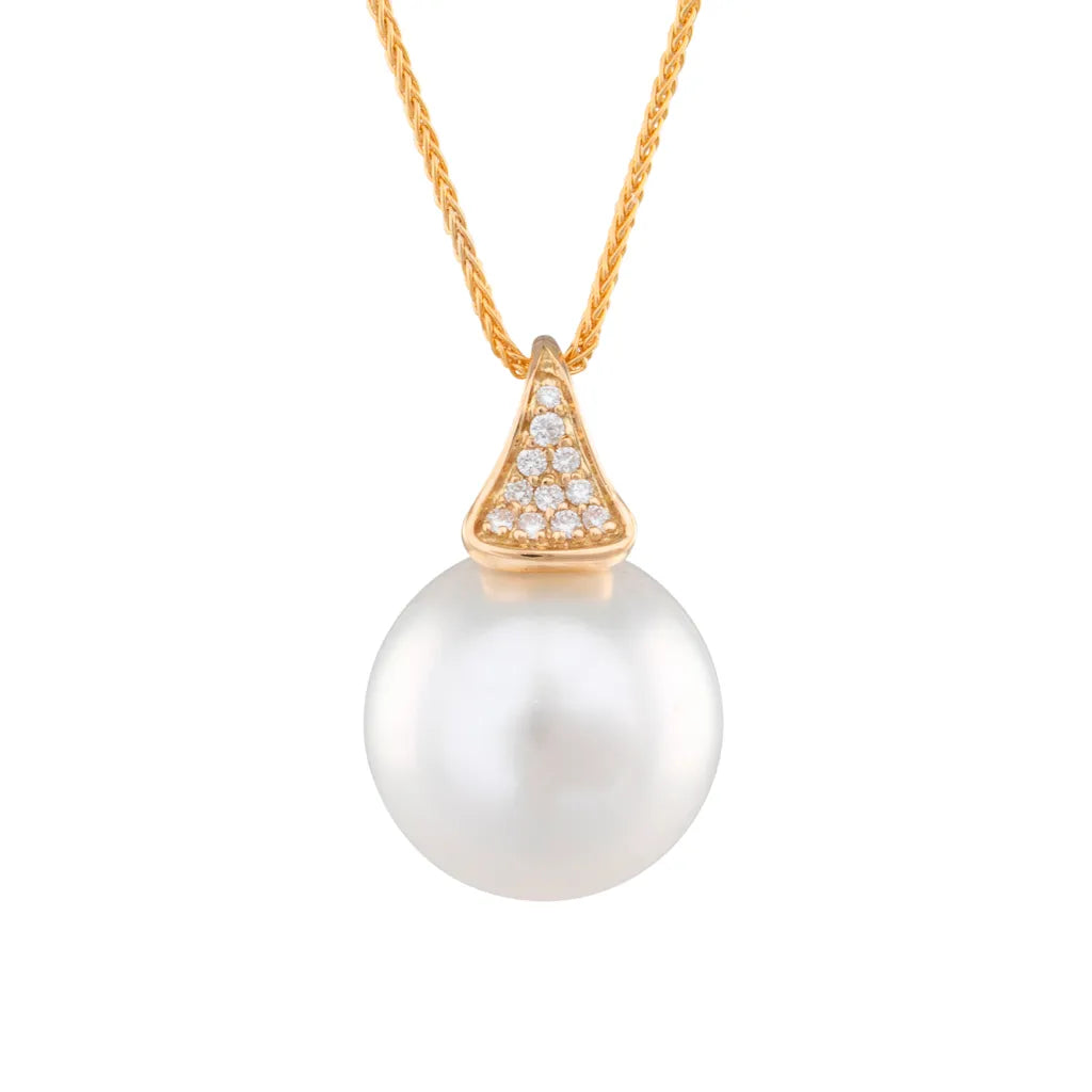 South Sea Pearl & Diamond Pendant
