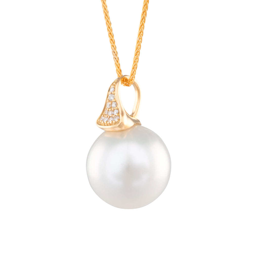 South Sea Pearl & Diamond Pendant