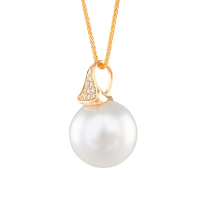South Sea Pearl & Diamond Pendant