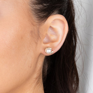 South Sea Pearl Horseshoe Earrings