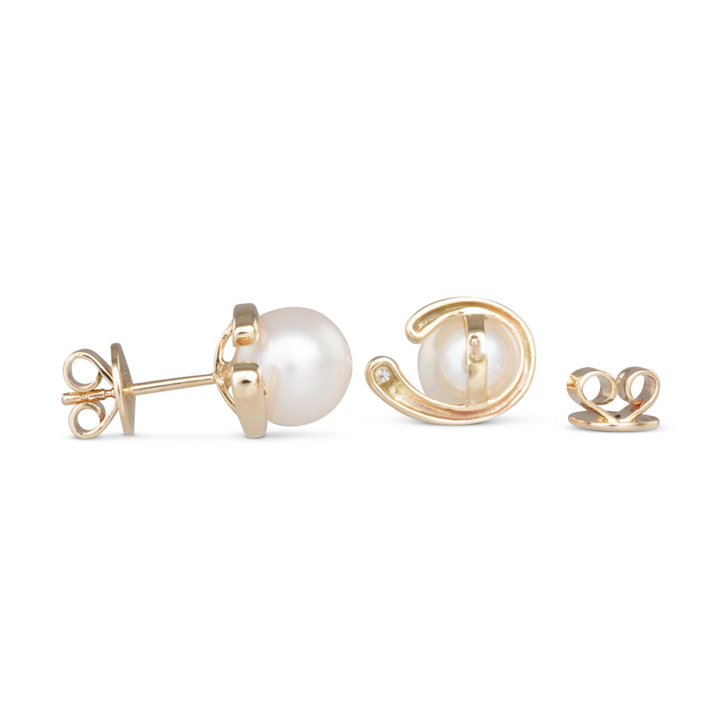 South Sea Pearl Horseshoe Earrings